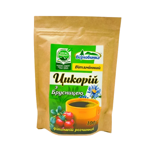 Цикорій із брусницею Верховина 100 г