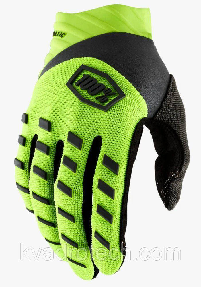 Дитячі перчатки Ride 100% AIRMATIC Youth Glove [Fluo Yellow], фото 1