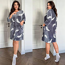 Халат плюш жіночий, фото 5