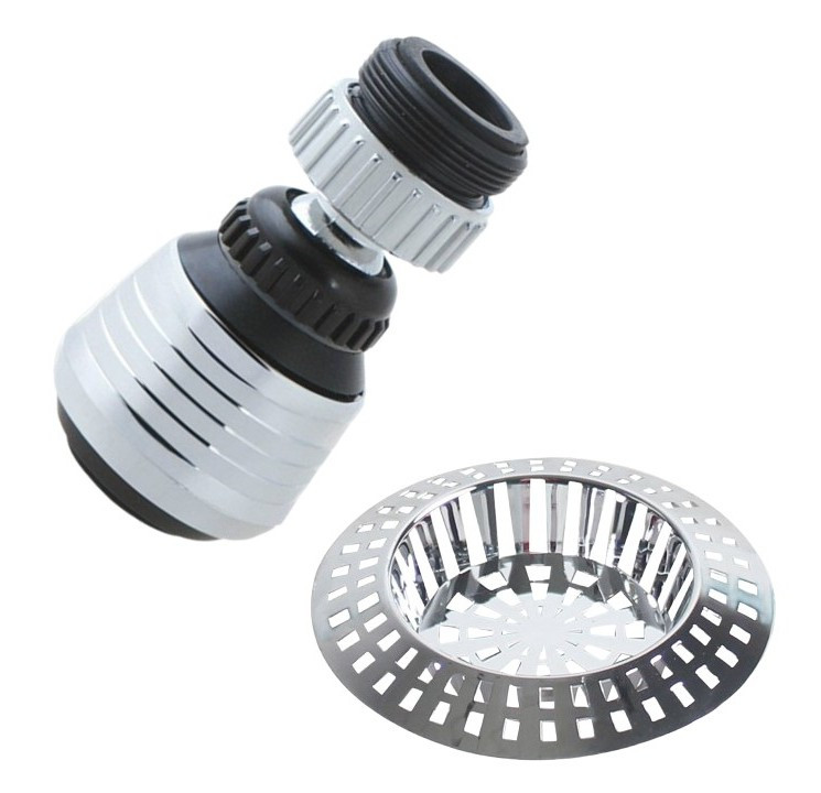 Набір аератор насадка на кран та сито у раковину WATER FILTER, фото 1
