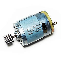 Мотор RS380 6V 15000 rpm для дитячого електромобіля