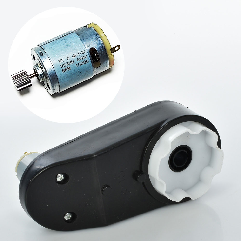Редуктор дитячого мотоцикла електромобіля 380 класу 15000 RPM 6V