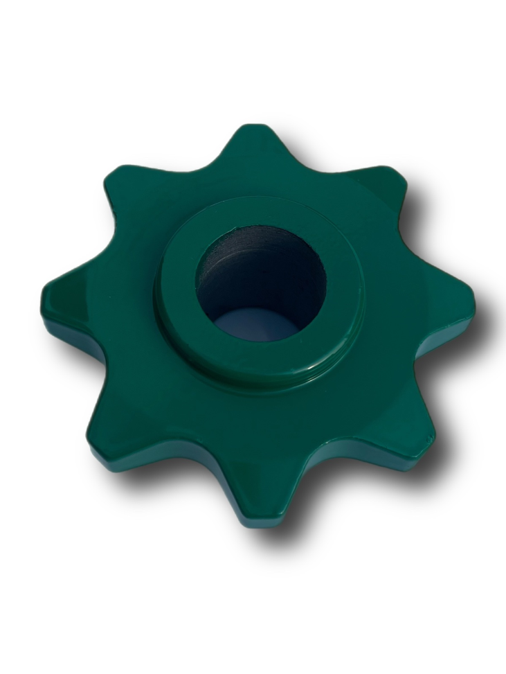 Зірочка елеватора наклонної камери z8 fi25 на штифт комбайна Volvo 800 830 1110 1130 1150, фото 1