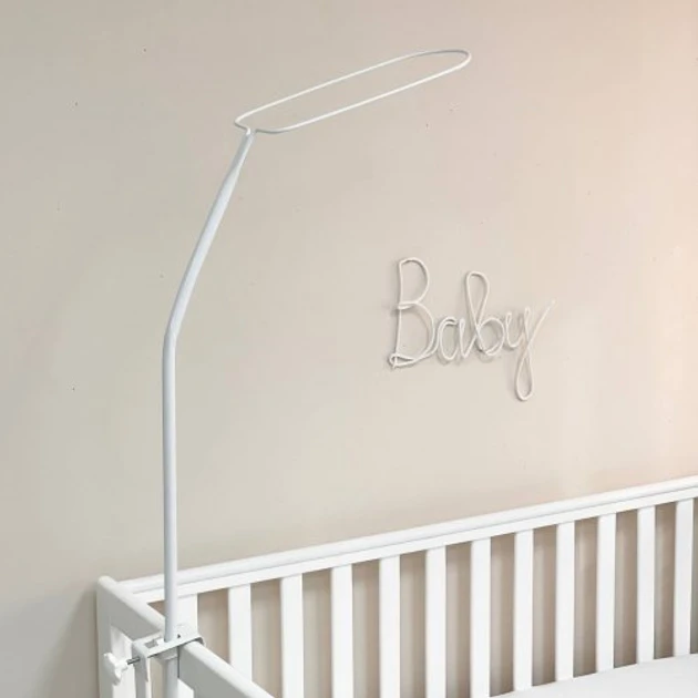 Опора для балдахіна Stelaz Baby Польща стійка підпору кронштейн підставка для балдахіна на дитячу ліжечко, фото 1