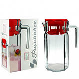 Глек із кришкою Jug Kosem 1,5л Pasabache скляний 43414, фото 2