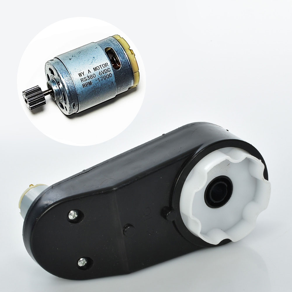 Редуктор дитячого електромобіля RS380 класу 17000 RPM 6V