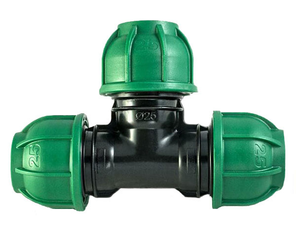 Трійник компресійний 25 мм Irritec для поліетиленових труб, фото 1