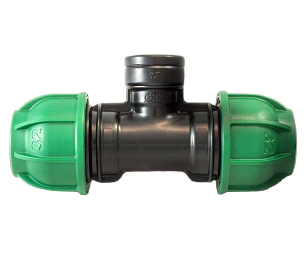 Трійник компресійний Irritec 32×3/4" ВР для поліетиленових труб, фото 1