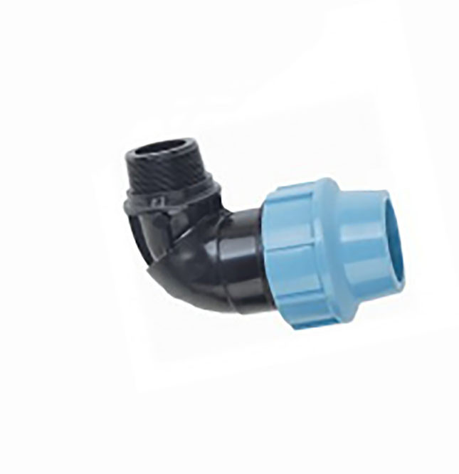 Коліно компресійне 32×3/4" STR зовнішня різьба, фото 1