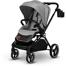 Тримач для телефону та підсклянник на коляску Lionelo Ove Black Carbon Чорний, фото 5