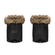 Перчатки для коляски Lionelo Handmuff Black Чорні, фото 4