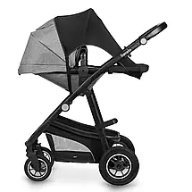 Сонцезахисний чохол на візок Lionelo Stroller Sun Cover Чорний, фото 5