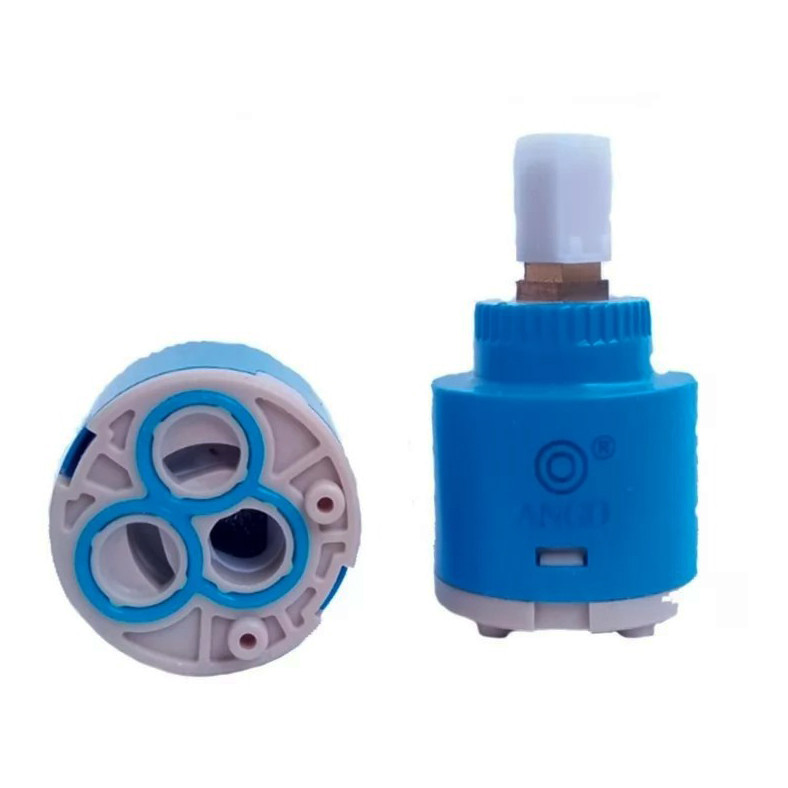 Картридж керамічний для змішувача Ango Lux D35-2012T 35 мм посилений латунний шток, фото 1