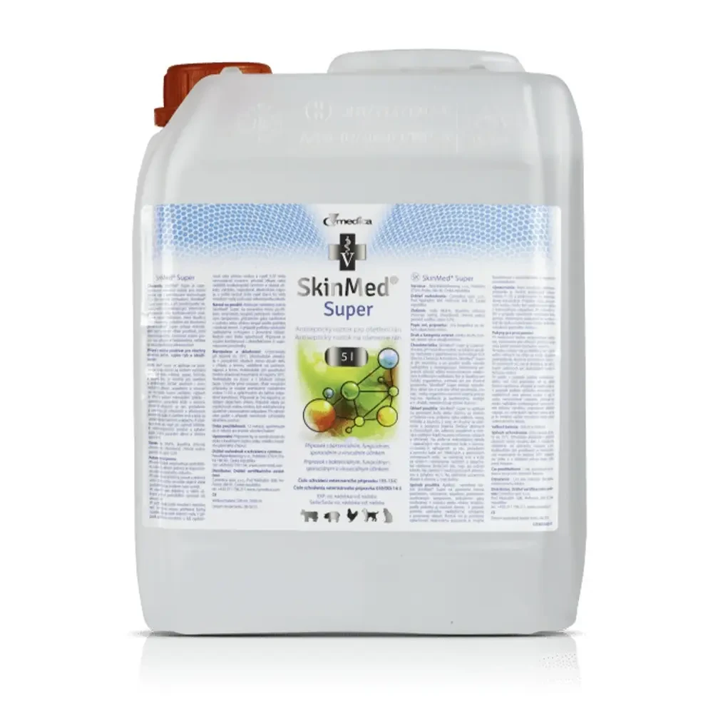 Антисептичний розчин для обробки ран із нейтральним Cymedica pH SkinMed Super 5 л, фото 1
