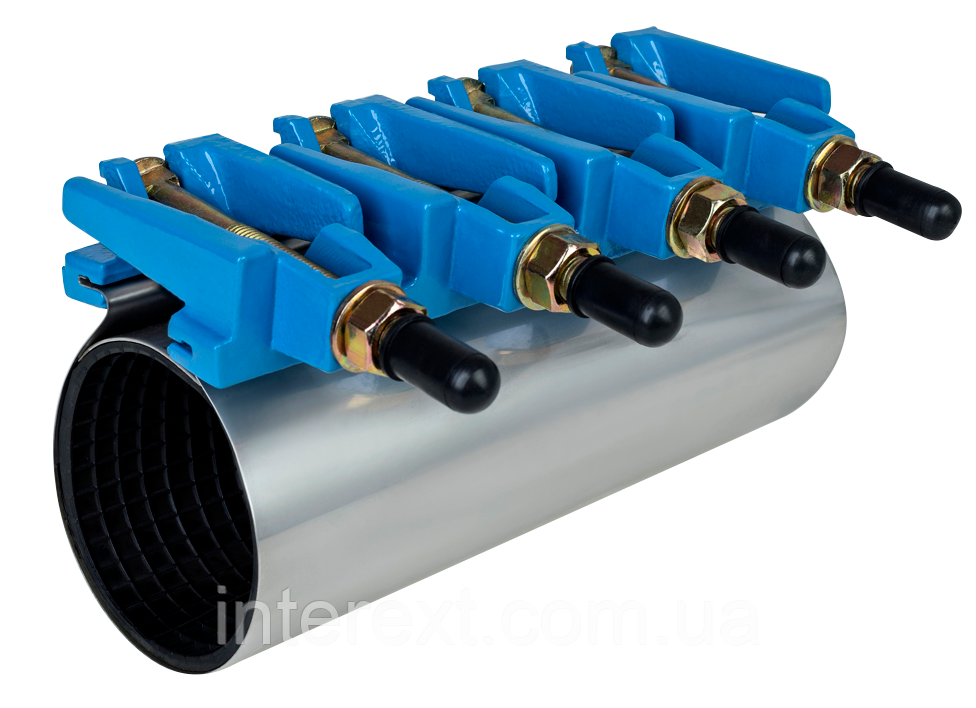 Хомут ремонтний з чавунним замком RM 88-98 L300 Blucast