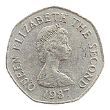 Джерсі 20 пенсів, 1987, фото 2