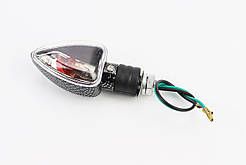 Поворотник "МІКРО" стрілоподібний, карбон, ФАРИ, ПОВОРОТИ, SV-301760