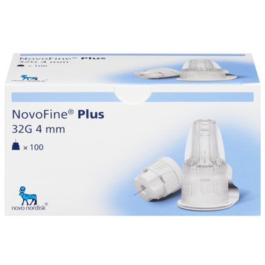 Голки для інсулінових шприц-ручок Новайн 4 мм — Novofine 32G 4 mm, #100