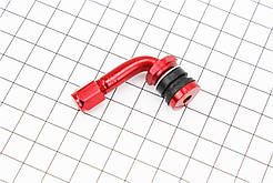 Ніпель дисковий багаторазовий, кривий, червоний, РІЗНЕ, SV-301550