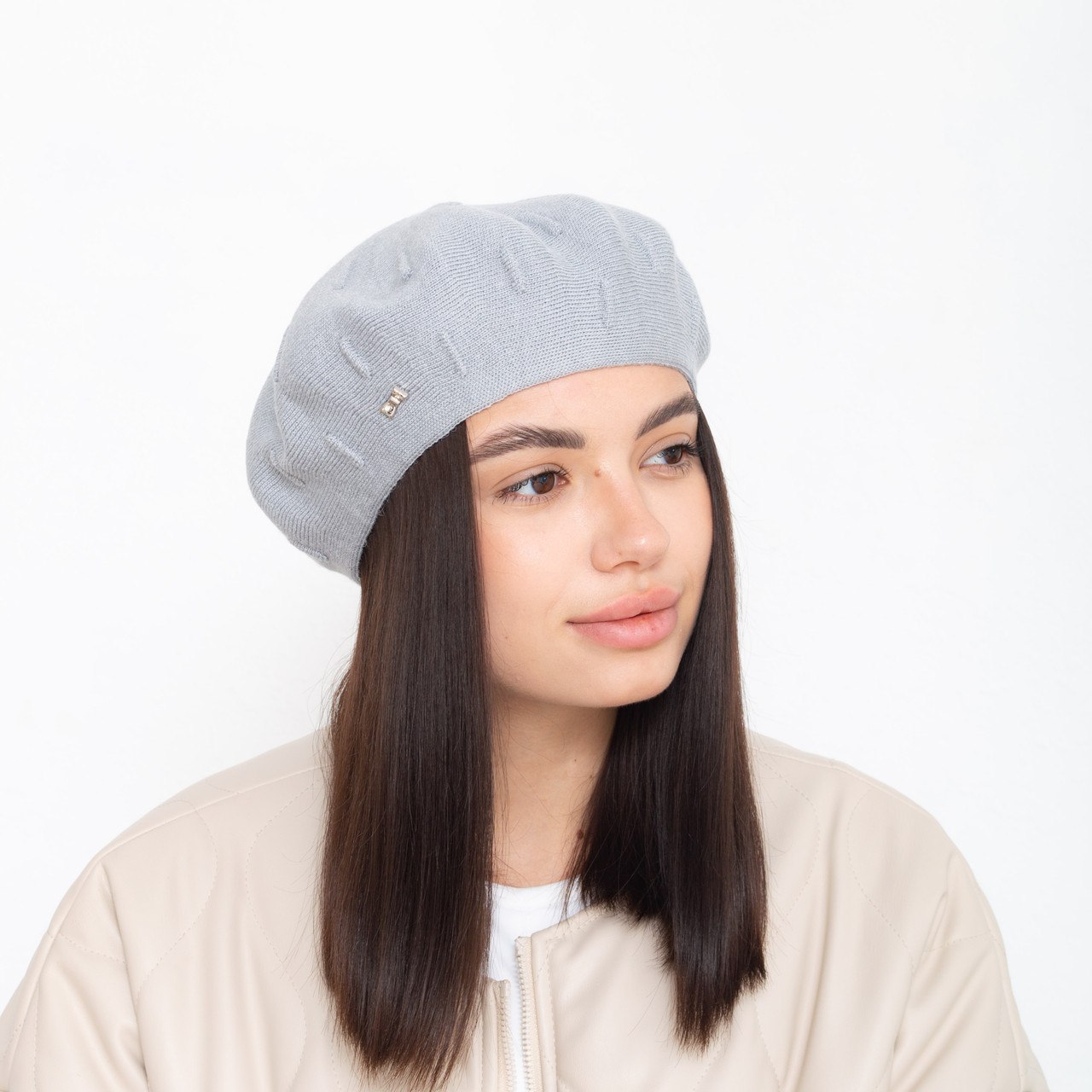 Берет Zara  сталь