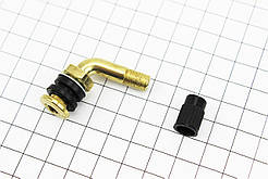 Ніпель дисковий багаторазовий, кривий (гайка зовні обода) тип 2, РІЗНЕ, SV-354012