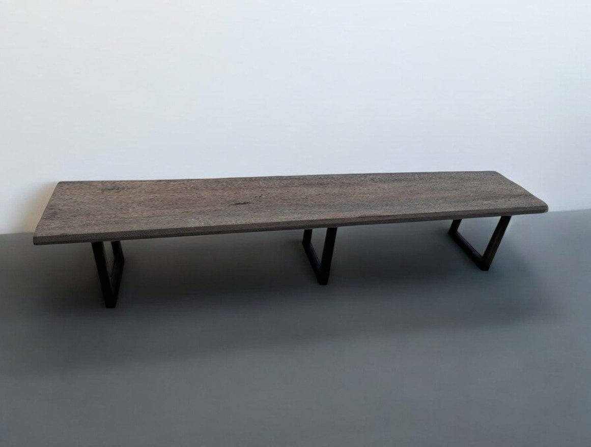 Лавка без спинки Tobi sho Австрія в стилі лофт Topalit Mono Design Конкріт/Бетон, 300 см