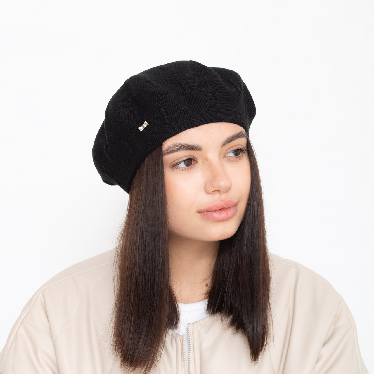 Берет Zara  чорний