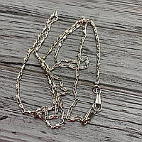 Ланцюжок декоративний з карабіном Нікель