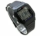 Наручний водонепроникний електронний годинник Casio W-800H-1A, фото 4