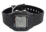 Наручний водонепроникний електронний годинник Casio W-800H-1A, фото 5