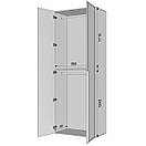 Шафа зі штангами. Фасад МДФ №1, фото 5