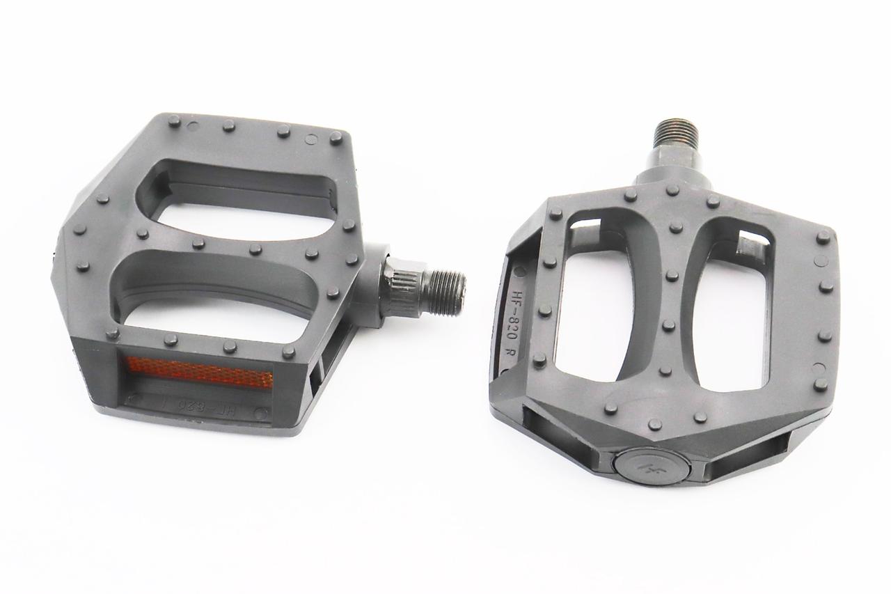 Педалі BMX 9/16" (110x100x26мм) пластикові, чорні HF-820, ВЕЛОЗАПЧАСТИНИ, SV-411822, фото 1