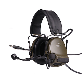 Навушники активні 3M PELTOR COMTAC XPI, Single Com NATO, MT20H682FB-86 Колір: Olive