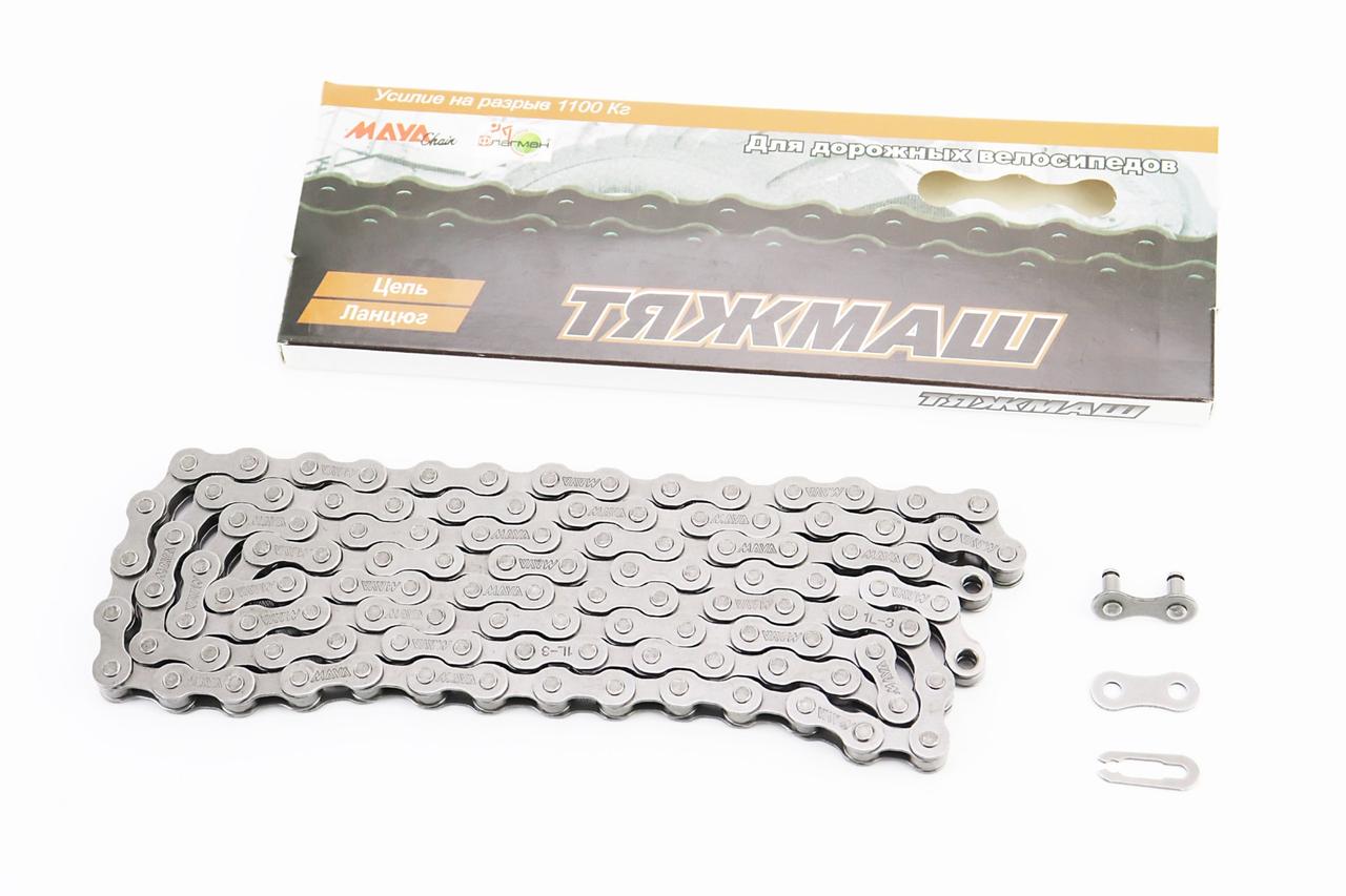 Ланцюг приводний 1/2х1/8"х112L 1 швидкість, сірий M-410 (ТяжМаш), ВЕЛОЗАПЧАСТИНИ, SV-411944, фото 1