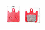 Гальмівні колодки Disk-brake (Hope Moto V2), червоні YL-1028, ВЕЛОЗАПЧАСТИНИ, SV-406052, фото 2