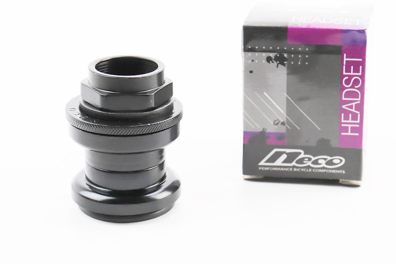 Кермова колонка 1" (30/25,4x30/27мм) різьбової вилки, чорна H800K, ВЕЛОЗАПЧАСТИНИ, SV-411395, фото 1