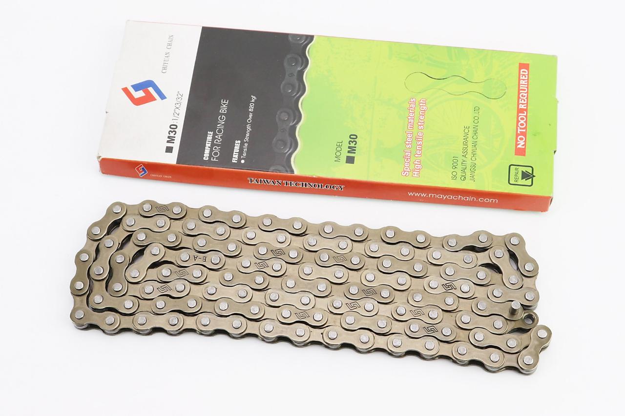 Ланцюг приводний 1/2х3/32"х116L 6 швидкостей, коричневий М-30, ВЕЛОЗАПЧАСТИНИ, SV-403716, фото 1