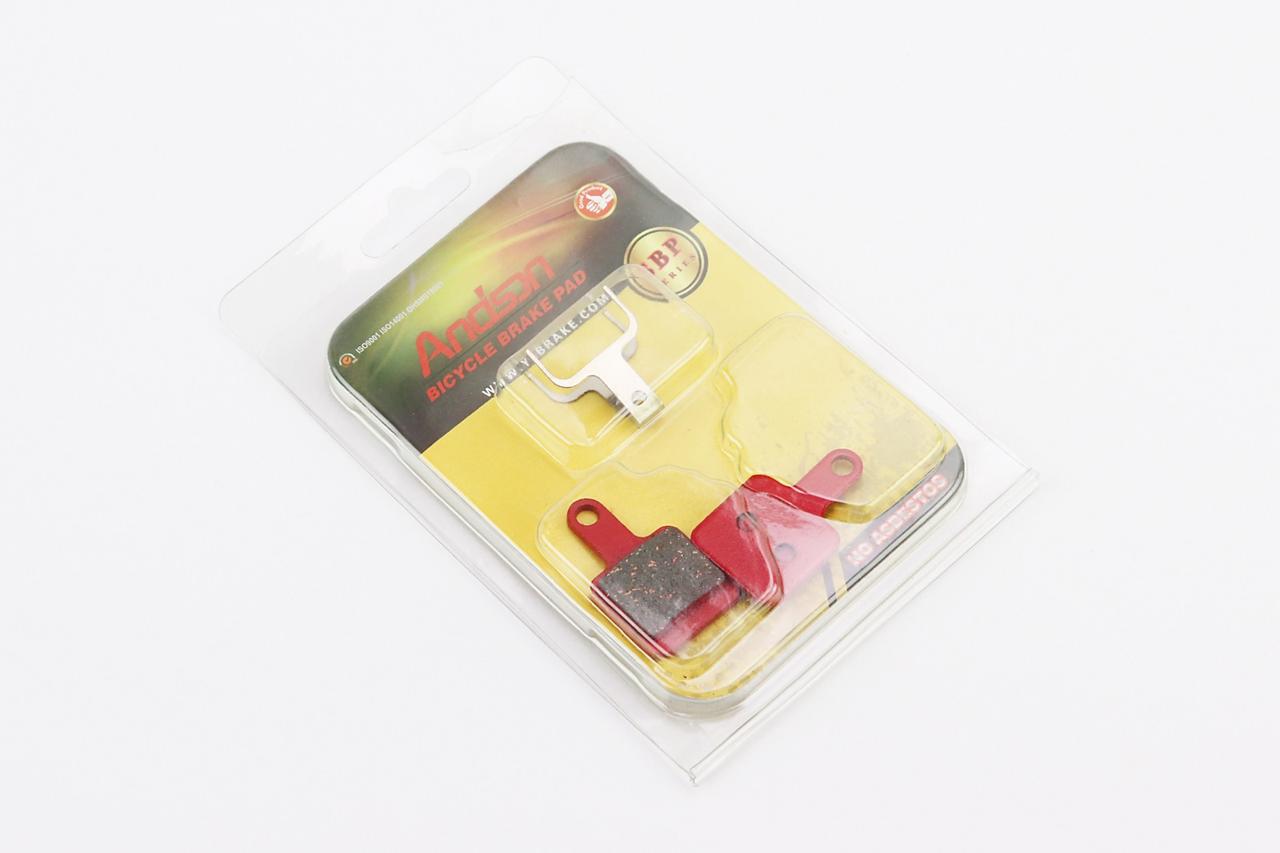 Гальмівні колодки Disk-brake (SR Suntour mechanical), червоні YL-1040, ВЕЛОЗАПЧАСТИНИ, SV-411349, фото 1