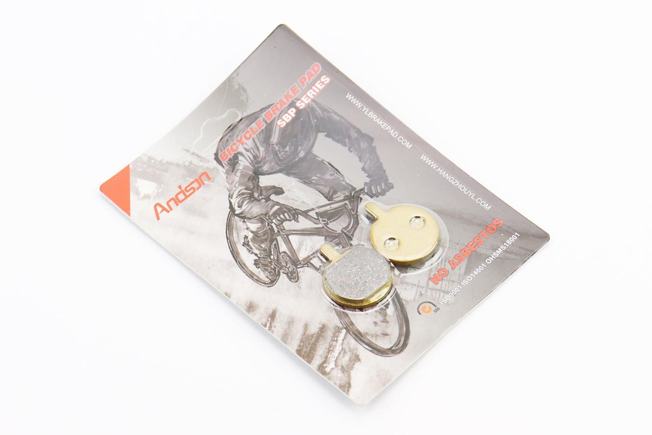 Гальмівні колодки Disk-brake (Hayes MX2,3, Sole, Artec ADC-01, JAK-5, Bolids Boli-BB2), жовті YL-1025, ВЕЛОЗАПЧАСТИНИ, SV-411925, фото 1