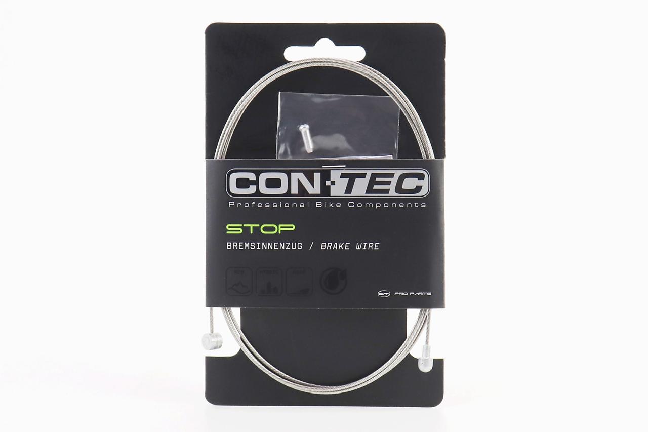 Трос гальмівний 1350мм універсальний MTB/ROAD з кінцевиком, нержавіюча сталь, шліфований Slick Stainless CP-B3/B4, ВЕЛОЗАПЧАСТИНИ,, фото 1