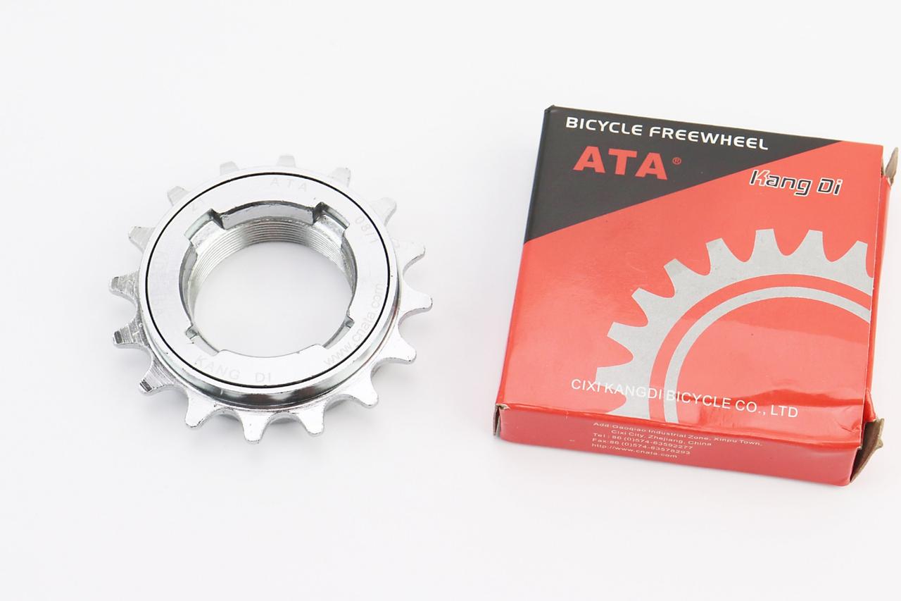 Вільнобіг BMX 16Т 1/2х1/8", хром KDF-05A, ВЕЛОЗАПЧАСТИНИ, SV-406305, фото 1