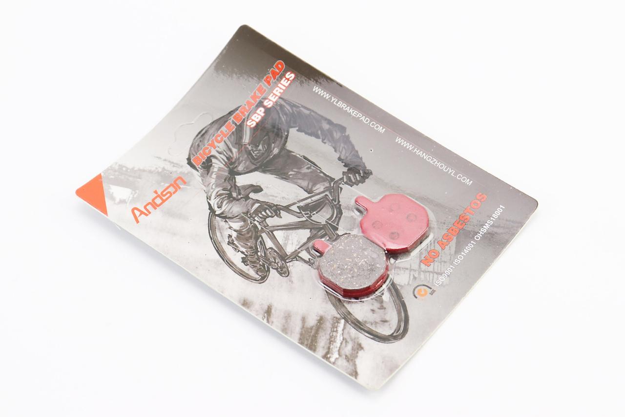 Гальмівні колодки Disk-brake (Hayes MX2/Sole, PROMAX DSK-810), червоні YL-1009, ВЕЛОЗАПЧАСТИНИ, SV-411543, фото 1