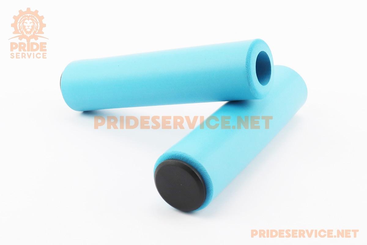 Ручки керма 130мм, пінорезинові, синій, ВЕЛОЗАПЧАСТИНИ, SV-412138, фото 1