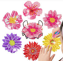 Підставки під cклянки зі стразами за номерами