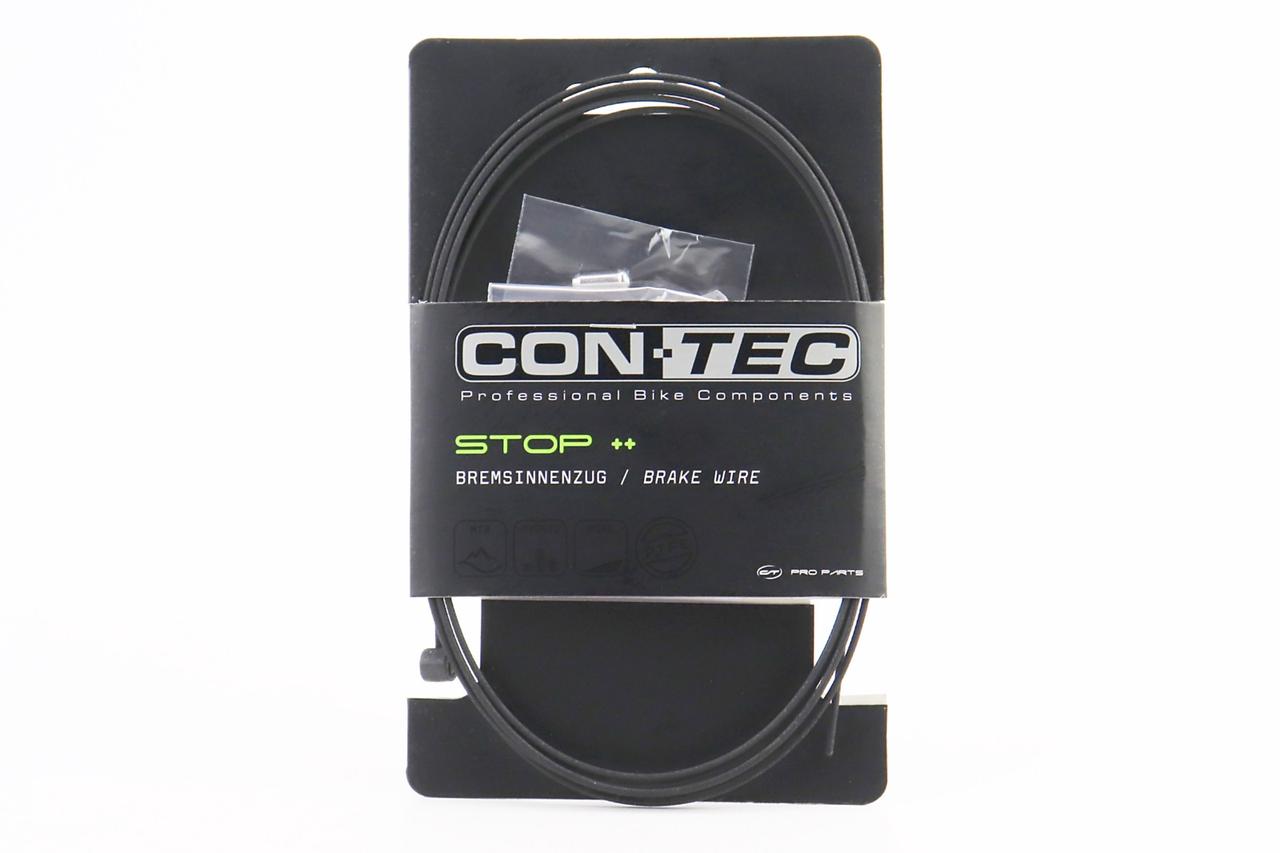 Трос гальмівний 1800мм з кінцевиком, нержавіюча сталь, тефлонове покриття, чорний Slick Stainless with Teflon CP-B4,, фото 1