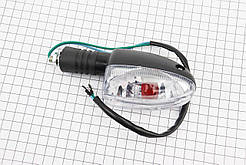 Поворотник "ЧОВНИК", чорний, прозоре скло тип 2, ФАРИ, ПОВОРОТИ, SV-354402