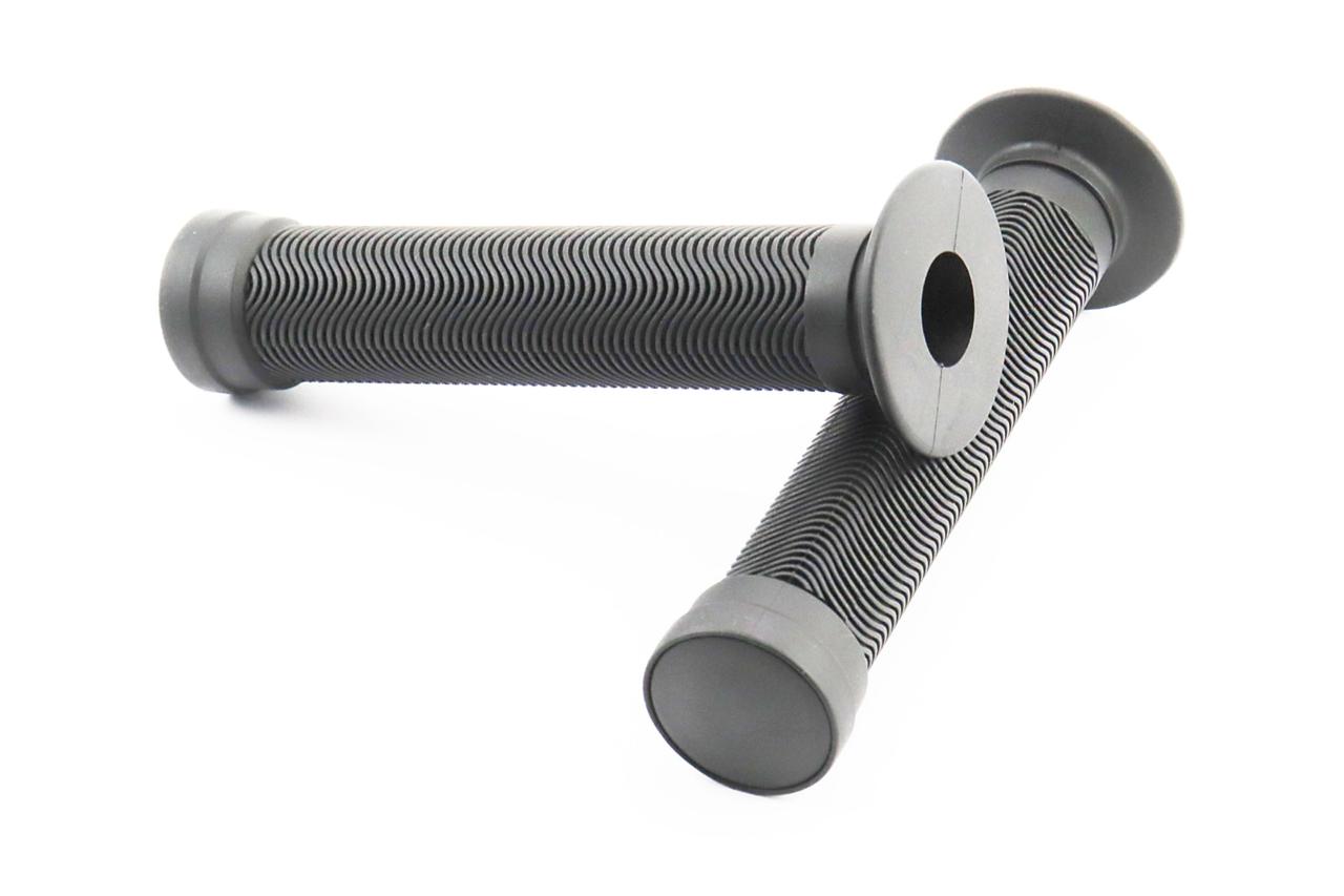 Ручки керма BMX 150мм, чорні TPE-075А, ВЕЛОЗАПЧАСТИНИ, SV-403422, фото 1