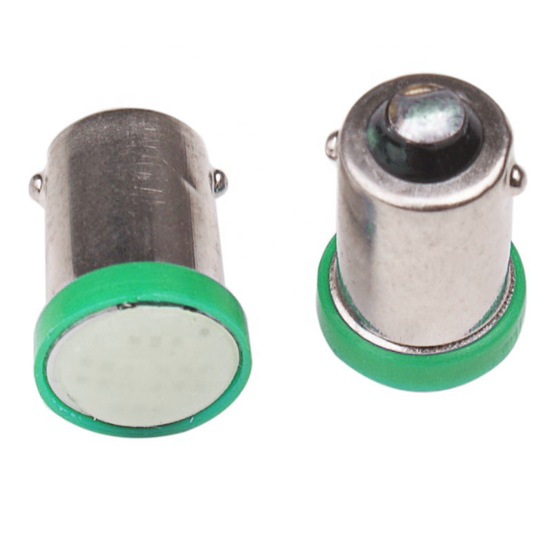 Світлодіодна автомобільна лампа T8,5 BA9S COB 12 V GREEN, фото 1