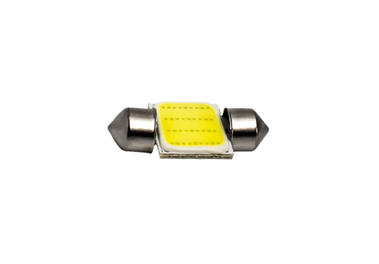 Світлодіодна автомобільна лампа T11 x 31 mm SV8,5 COB (12chip) 12 V WHITE, фото 1