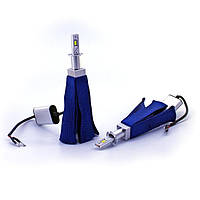 Комплект LED ламп T40 H3 6000K 9-32V 40W гнучкий радіатор (діод 3570 70mk)